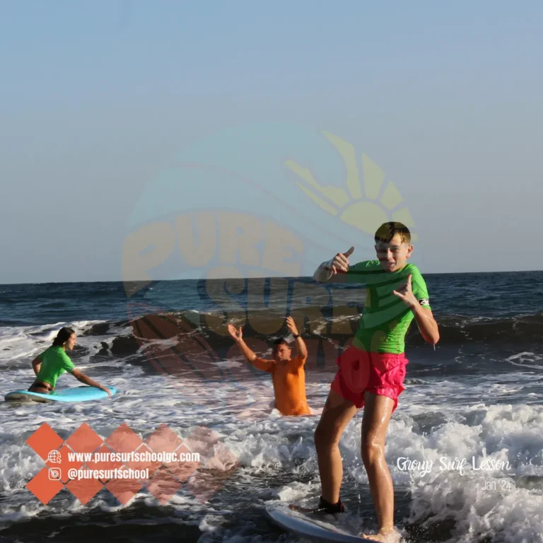 Family Lessons — Pure Surf School, playa de San Agustín